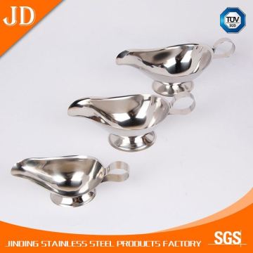 White stainless steel Novelty Personalized Gravy Boat