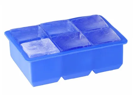 Popular Silicone 6 Cavities Ice Cube Tray Mold