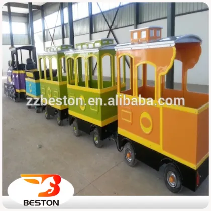 Electric battery trackless train kids electric train thomas electric train