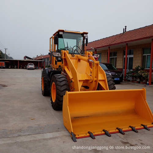 China SDJG 4-Ton Cheap Plant Machinery 4-Wheel Drive Loader JG-940 with Auger Attachment
