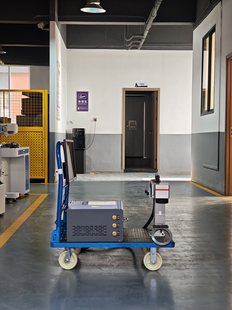 Chongqing Chuke Intelligent Machinery & Equipment Co., Ltd. Ships High Power Handheld Laser Cylinder Marking Machine to Long Term Indonesian Customer