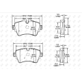 Brake pad of BMW MINI D1801