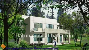 Prefabricated light steel frame house
