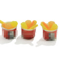 22mm 100pcs Food in Cup Resin Charms Crearive Decoration Ornament for Home Party Drop Earring Accessory