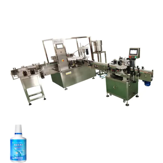 Contact Lens and Glass Cleaning Liquid Filling Machine Line for Chemical or Cosmetics Products