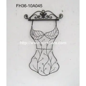 metal coat model wall decor