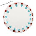 Ceramic Floral Dinner Plates Porcelain Floral Dinner Set Gift Dinnerware Set with Decal Solid Color