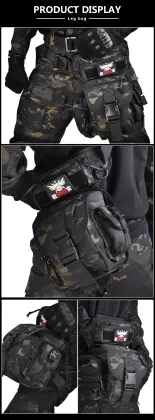 HAN WILD Outdoor Cycling Leg Bag: Waterproof Tactical Waist Bag