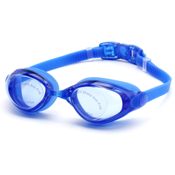 High Quality Colorful Silicone Anti-Fog Waterproof Swimming Goggles for Adults
