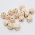 Perle in legno fai -da -te perle sfaccettate ottagonali10x10mm