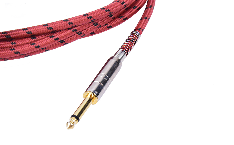 High End Braided Guitar Cable Rc B 7