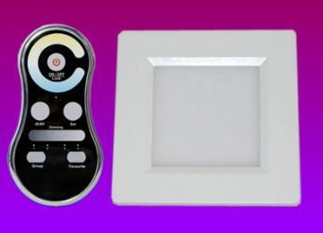 11x11cm Dimmable LED bảng điều khiển đèn với RF điều khiển