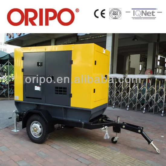Enclosed cargo trailer 40kva standby power trailer generator