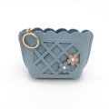 Small flower PU coin purse