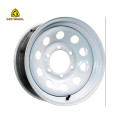 15x6 5-114.3 White Trailer Wheel Chrome