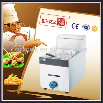 6 L gas type high temperature samosa deep fryer