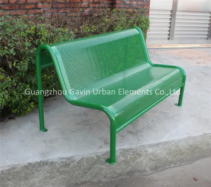 Metal garden bench garden furniture outdoor