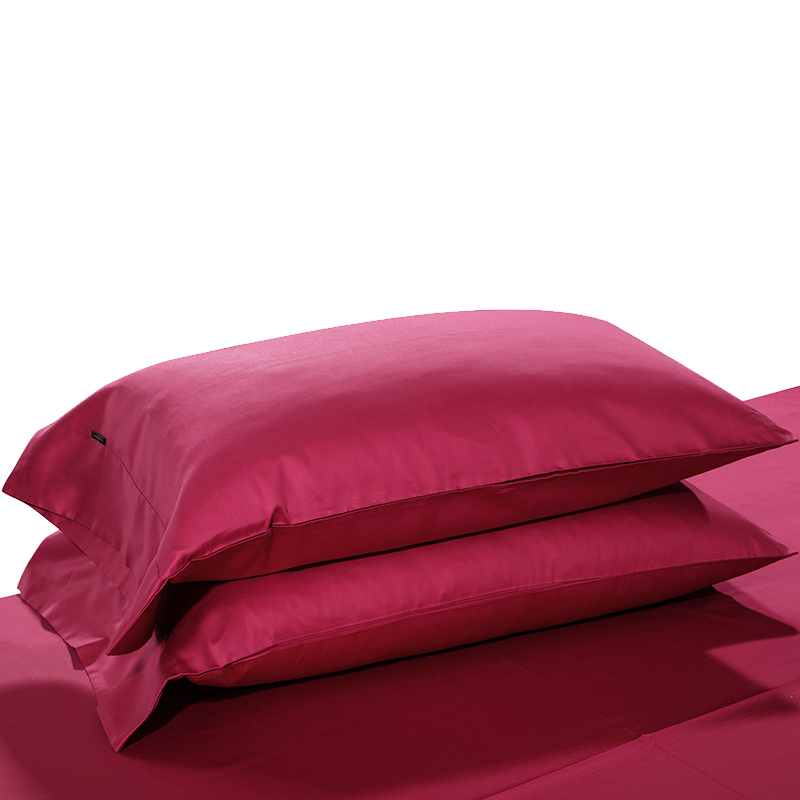 Cherry Red 4 PCS 100% Egyptian Cotton Bedding Sets