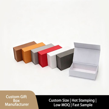 Elegant Magnetic Flip Hardcover Book Shape Gift Box
