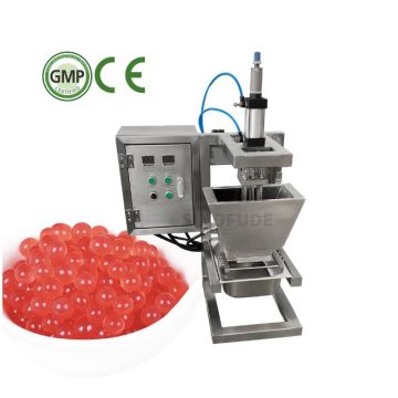 Mini Semi-Automatic Bubble Tea Pearls Depositor Machine: Making Fresh Bursting Boba Pearls and Juice Balls for Popping Boba Experience