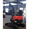 Excavadora china minibagger 2t con oruga de goma