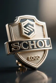 Metal school magnetic pin