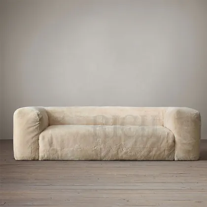 European Luxury Modular U-Shaped Sectional Sofa for Contemporary Living Rooms