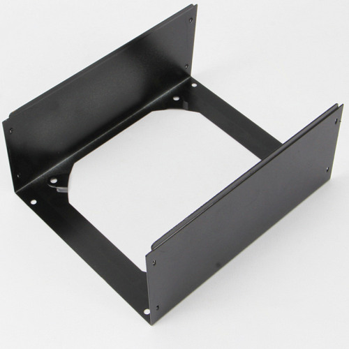 Black Coated Sheet Metal Stamping Produced Parts
