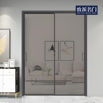 Sliding door in extremely narrow indoor space