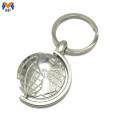 Metall Custom Made Silber Spinner Schlüsselanhänger