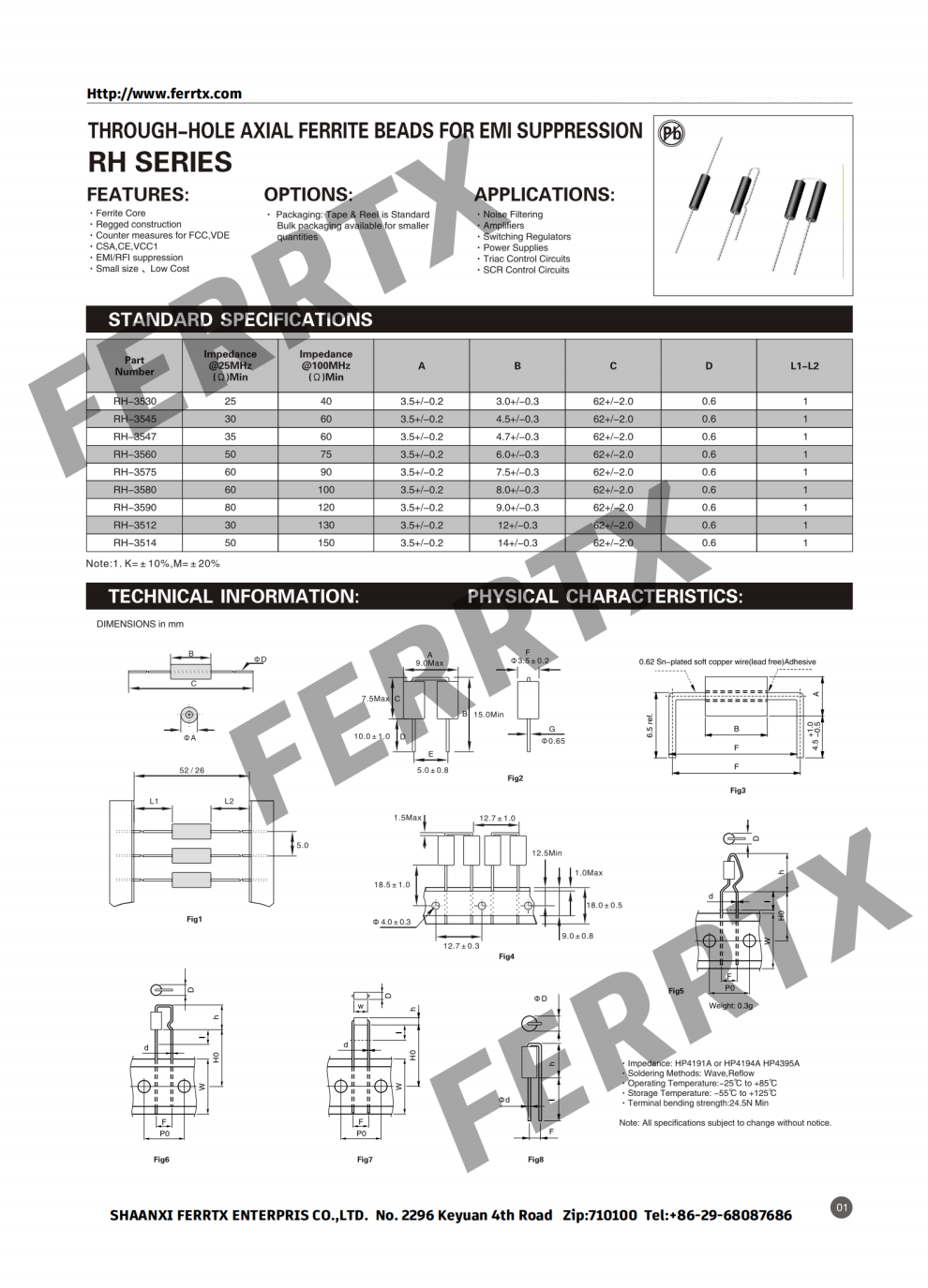 Power Bead Inductor RH