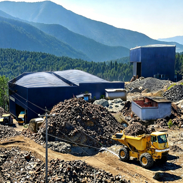 High Capacity Basalt Production System for Quarries