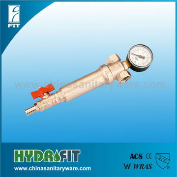 brass filter in heating system