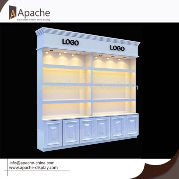Wooden Cosmetic Tall Display Stand