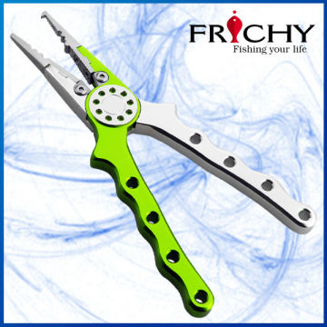 FPB06S GREEN Split Ring Fishing Pliers Aluminium Gripper