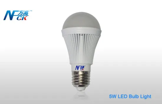 5w 4000k Pc E27 Household Led Light Bulbs , Family led Bulb Fixture