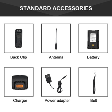 Fabricación Ecome ET-538 VHF UHF Walkie Talkie Analog portátil IP68 impermeable radio dos vías