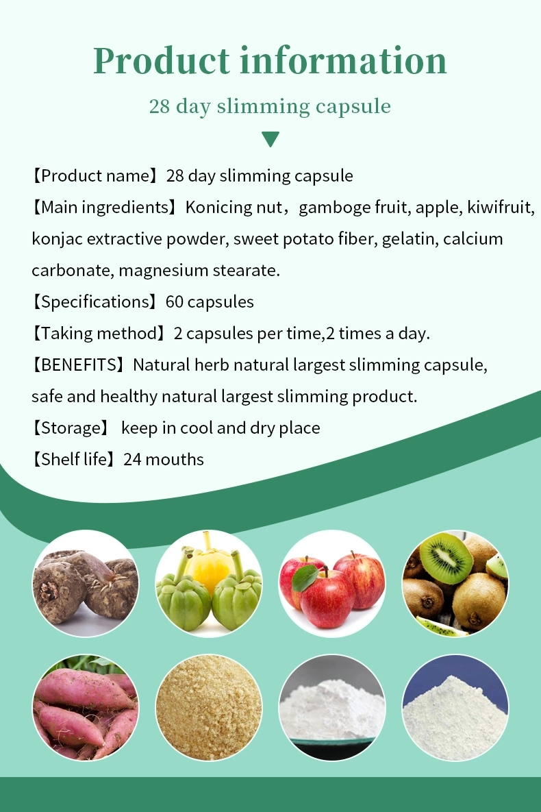 OEM/ODM Vegan Weight Loss capsules herbal supplements natural extract body slim fat burning slimming capsules