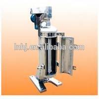 Vertical Tubular Centrifuge for the clarification of coffee