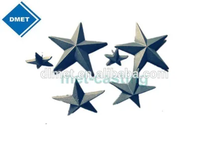Cast iron stars home decoration
