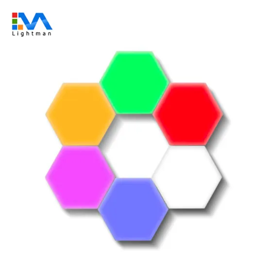 Quantum Hexagonal Touch Dimmer LED Wall Lamp