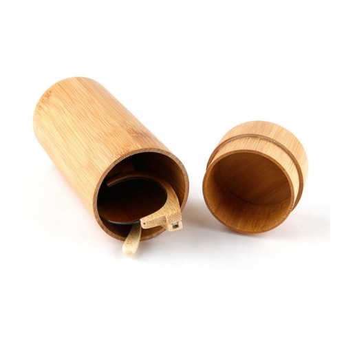 Moda Rodada Bamboo Wood Sunglasses Case