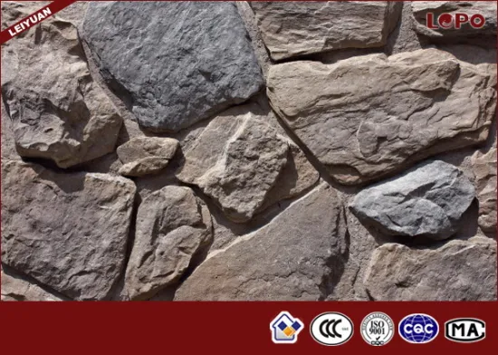 Dressed Artificial Fieldstone for Wall Veneer