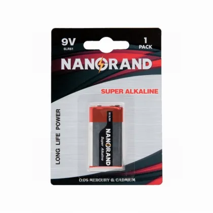 Customized High Energy 6LR61 AAA AA 9V Dry Cell Battery