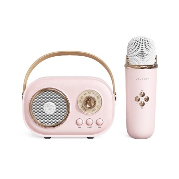 Wireless Mini Karaoke Speaker and Microphone - Portable Handheld BT Party Speaker