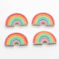 Großhandel Harz Kawaii bunte Wolke Flatback Charms bunte Wolke künstliches Handwerk Schleimfüller Diy Ornament