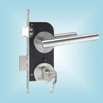 stainless steel handles and cylinder operated assembled locksets