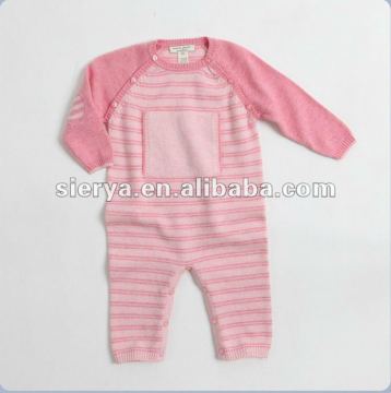baby cashmere/wool blended rompers sweater