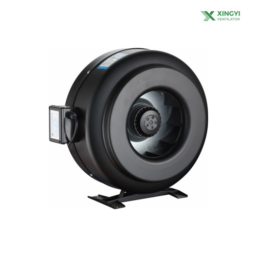 Ventilador de duto circular em linha com rotor externo série FZY