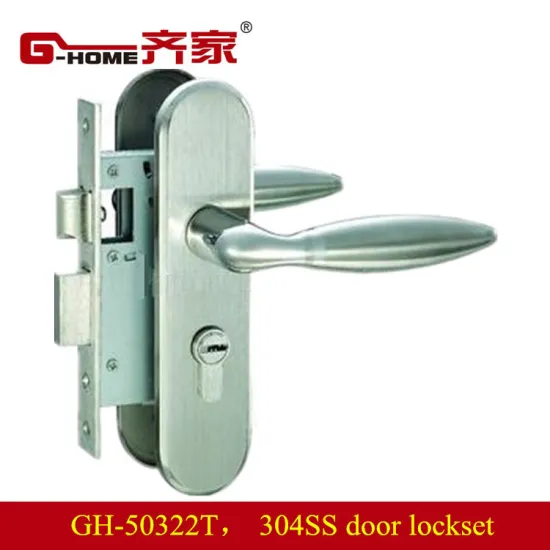 unique design SUS304 stainless steel mortise lockset